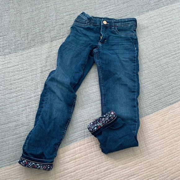 Girls 7-8 H&M Lined Denim - Picture 2 of 5